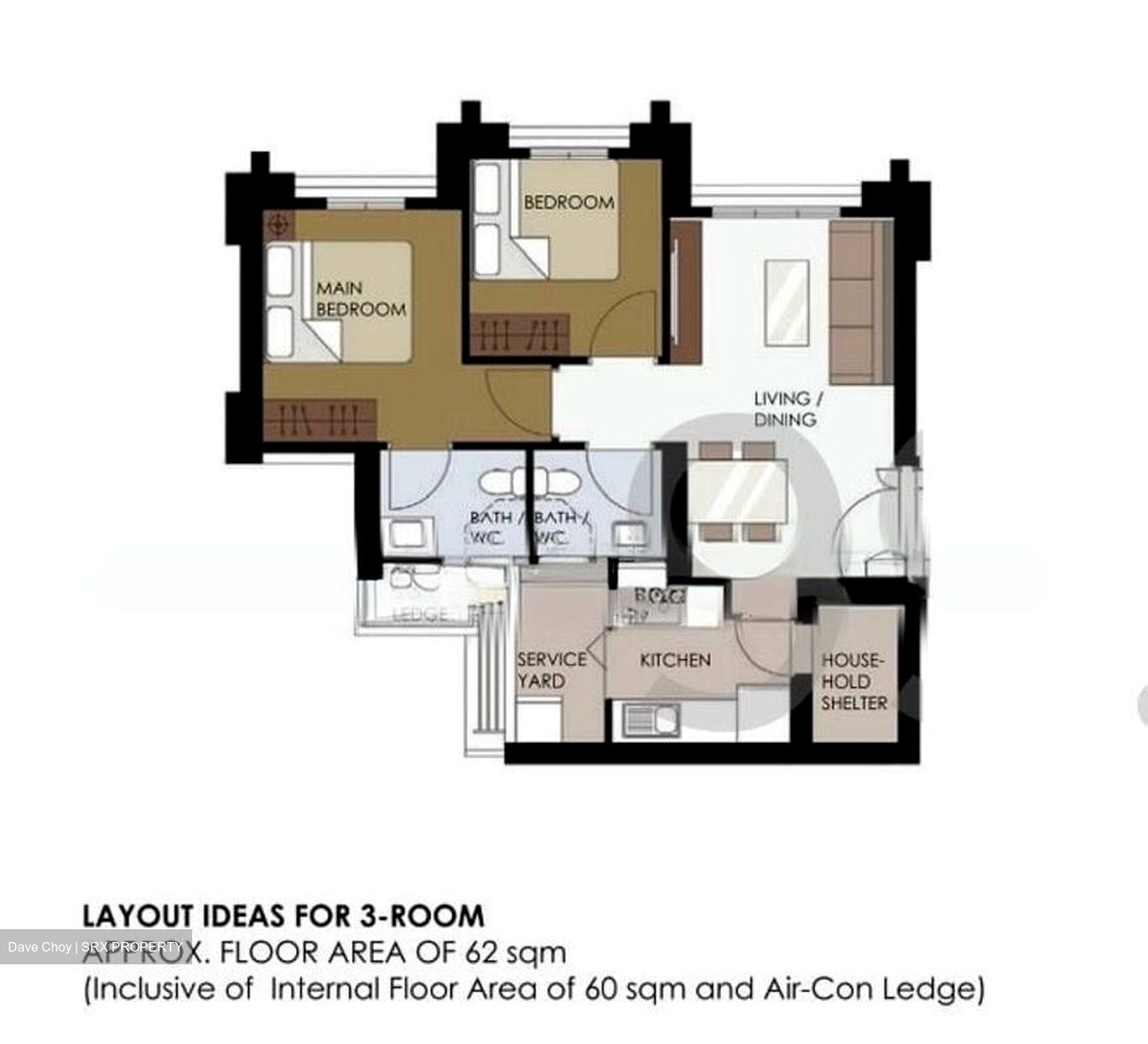 Blk 31 Skyresidence @ Dawson (Queenstown), HDB 3 Rooms #515294151
